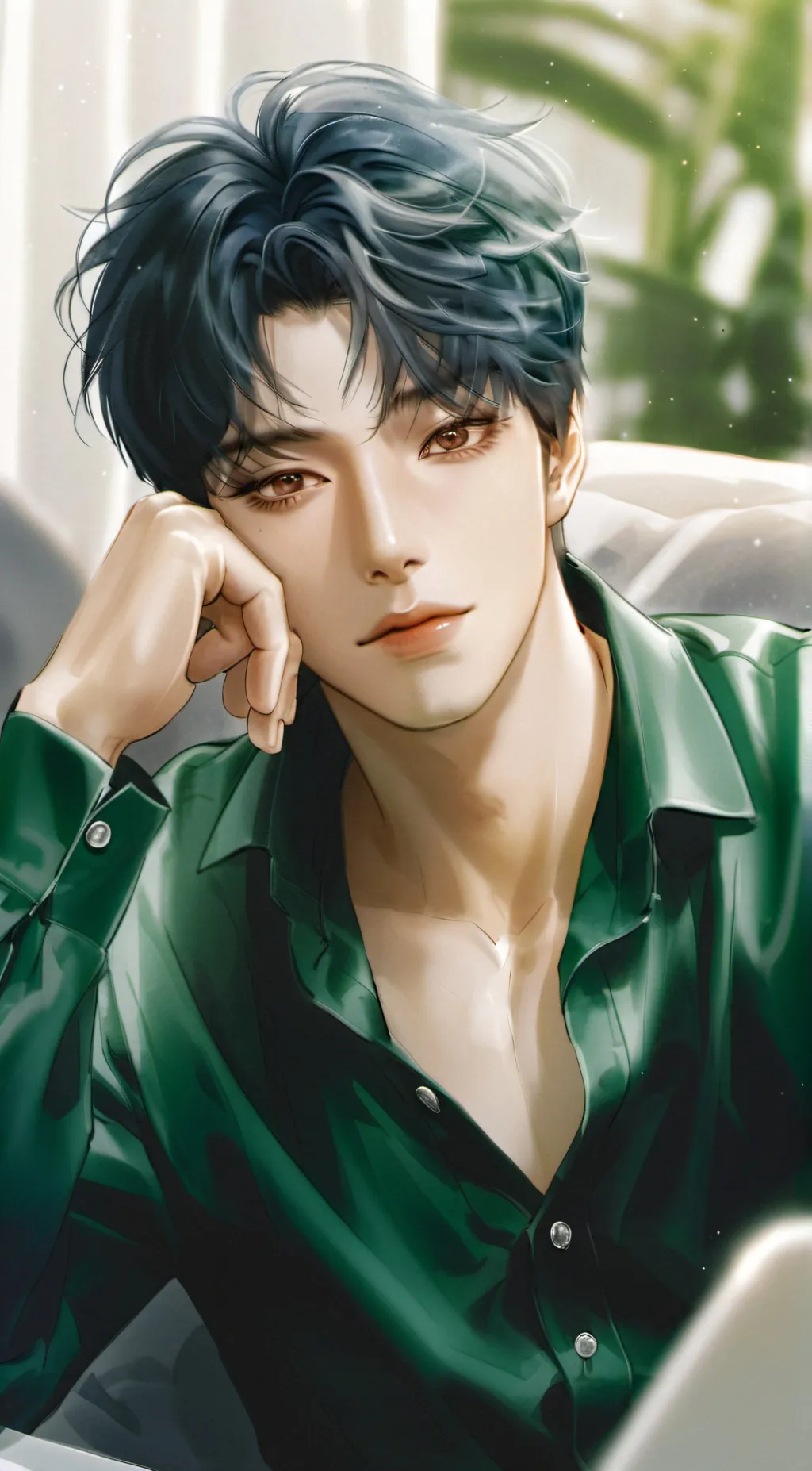 ai character: Thyme background