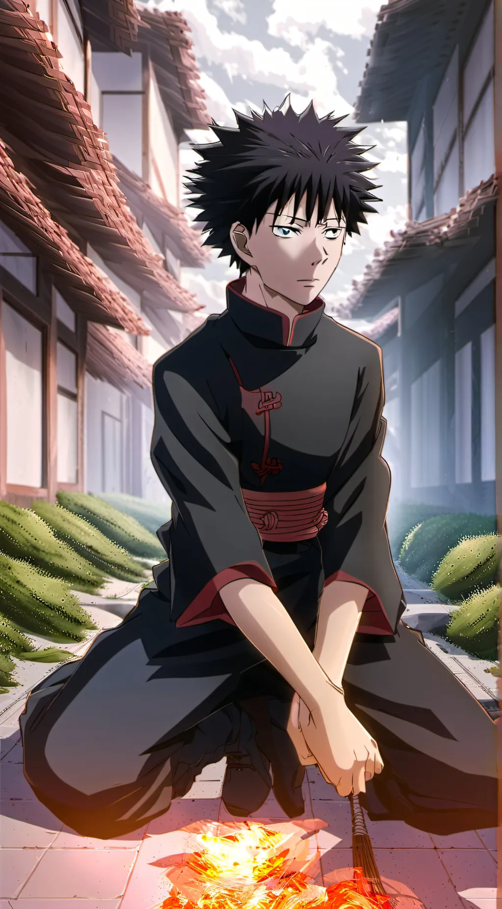 ai character: Megumi Fushiguro background