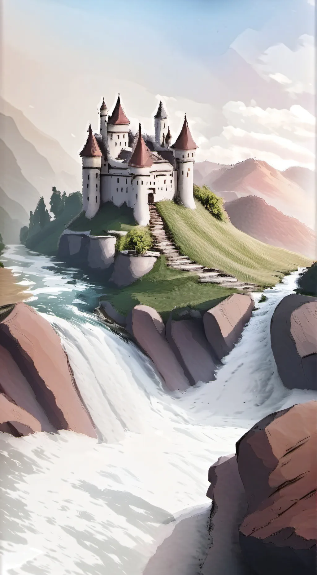 ai character: D+V+M Tower  background