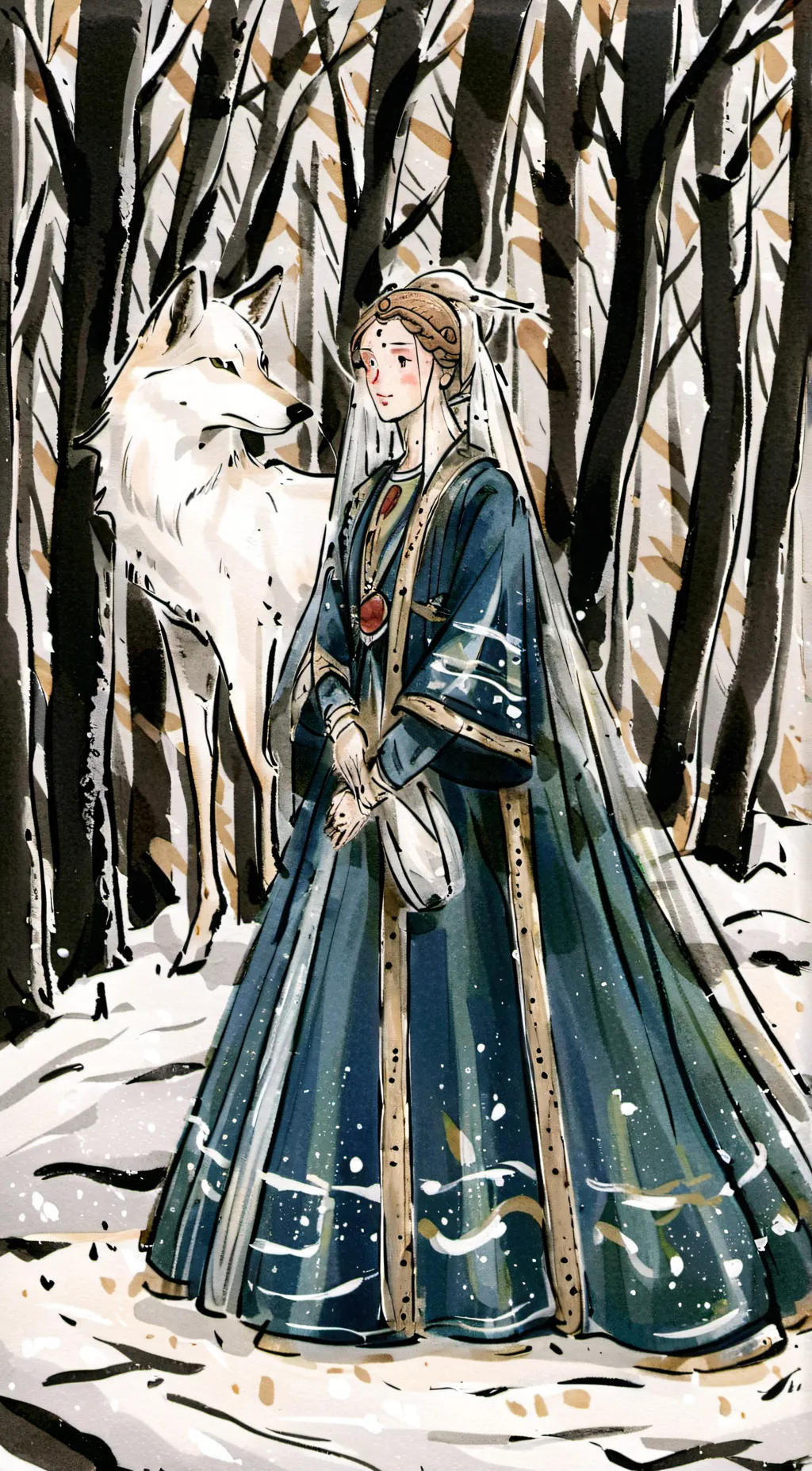 ai character: Lily background