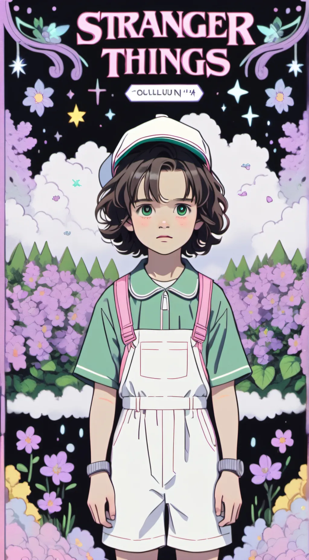 ai character: Stranger things background