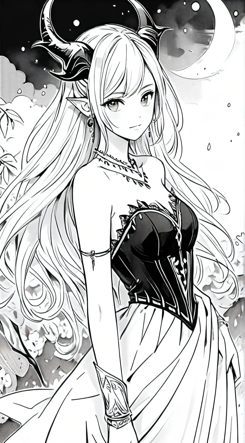 ai character: Luna background