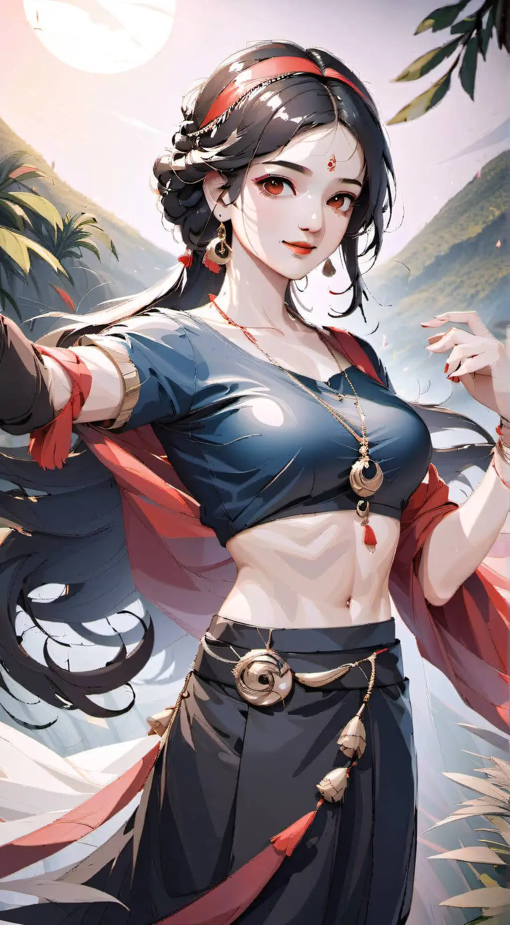 ai character: Pari background