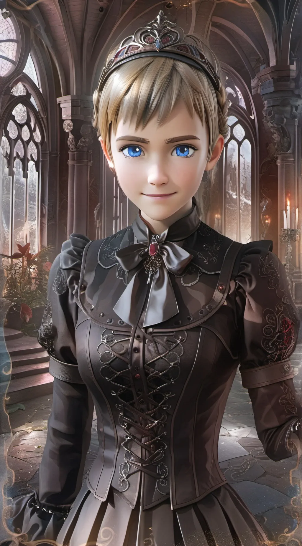 ai character: princess rose  background