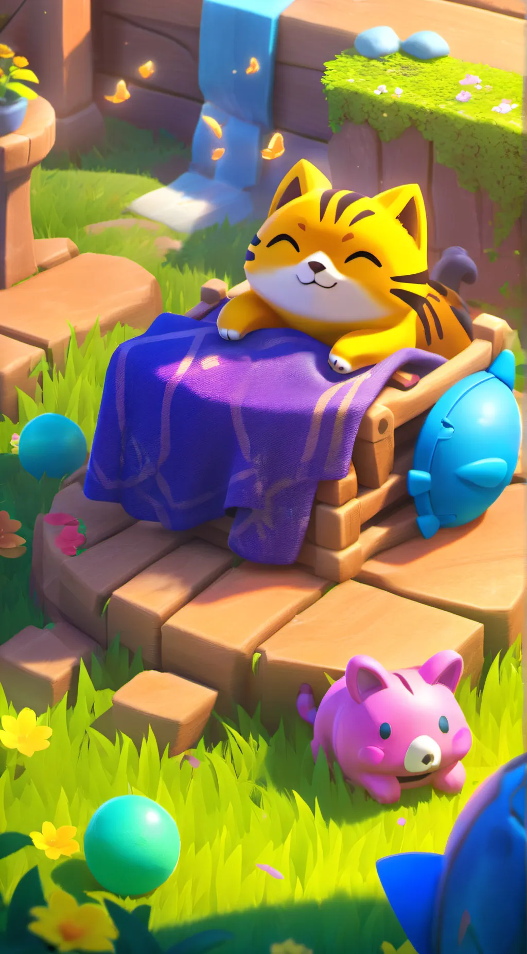 ai character: fishy background