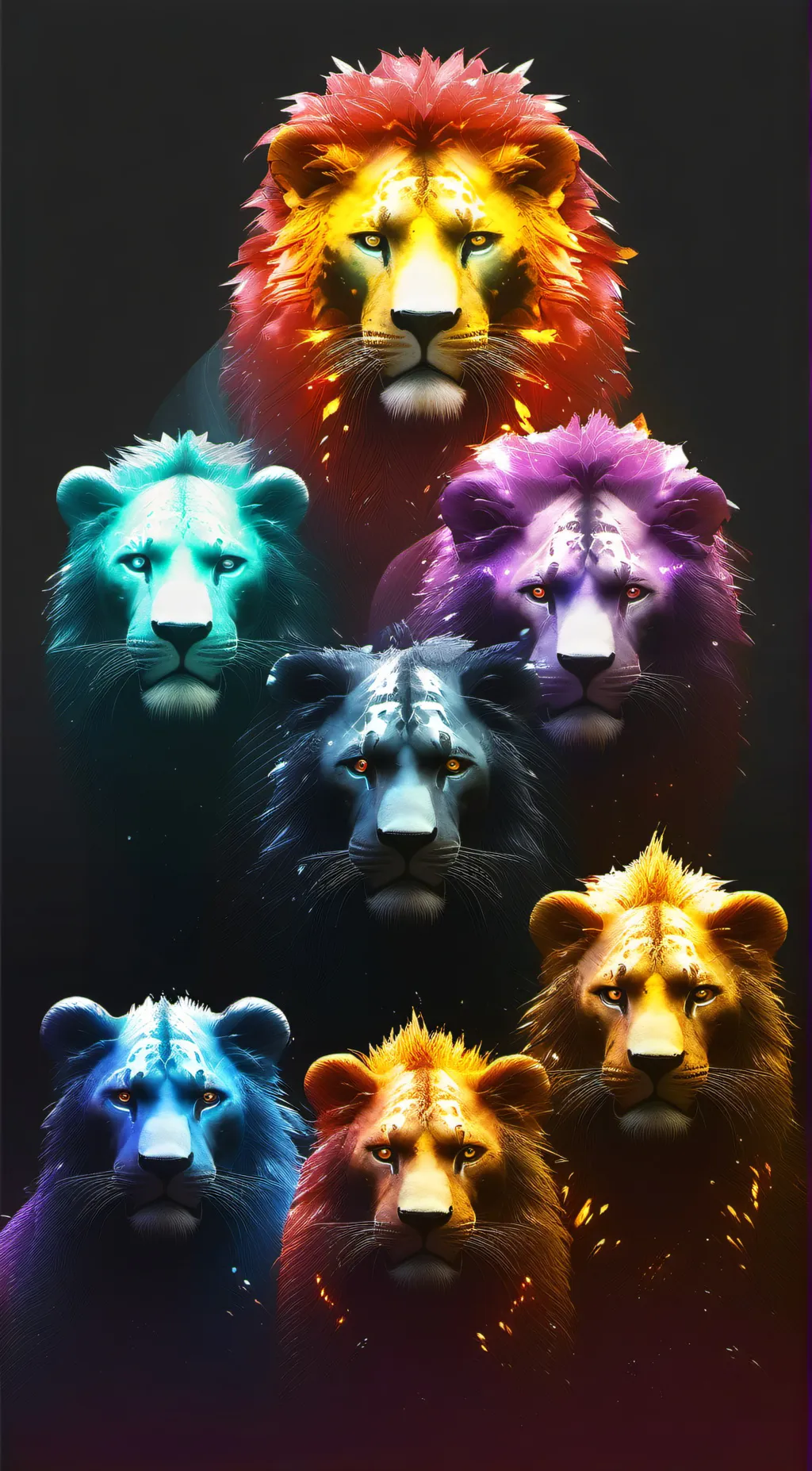 ai character: the fire pride background