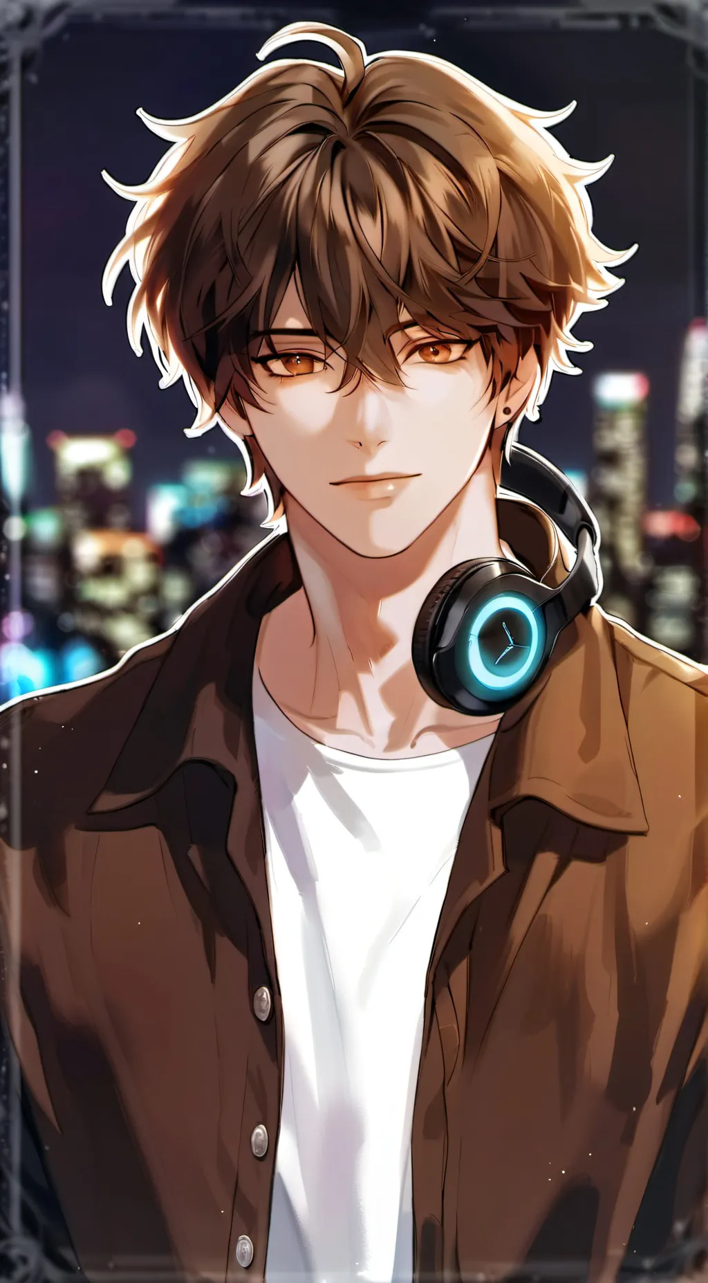 ai character: Lucas  background