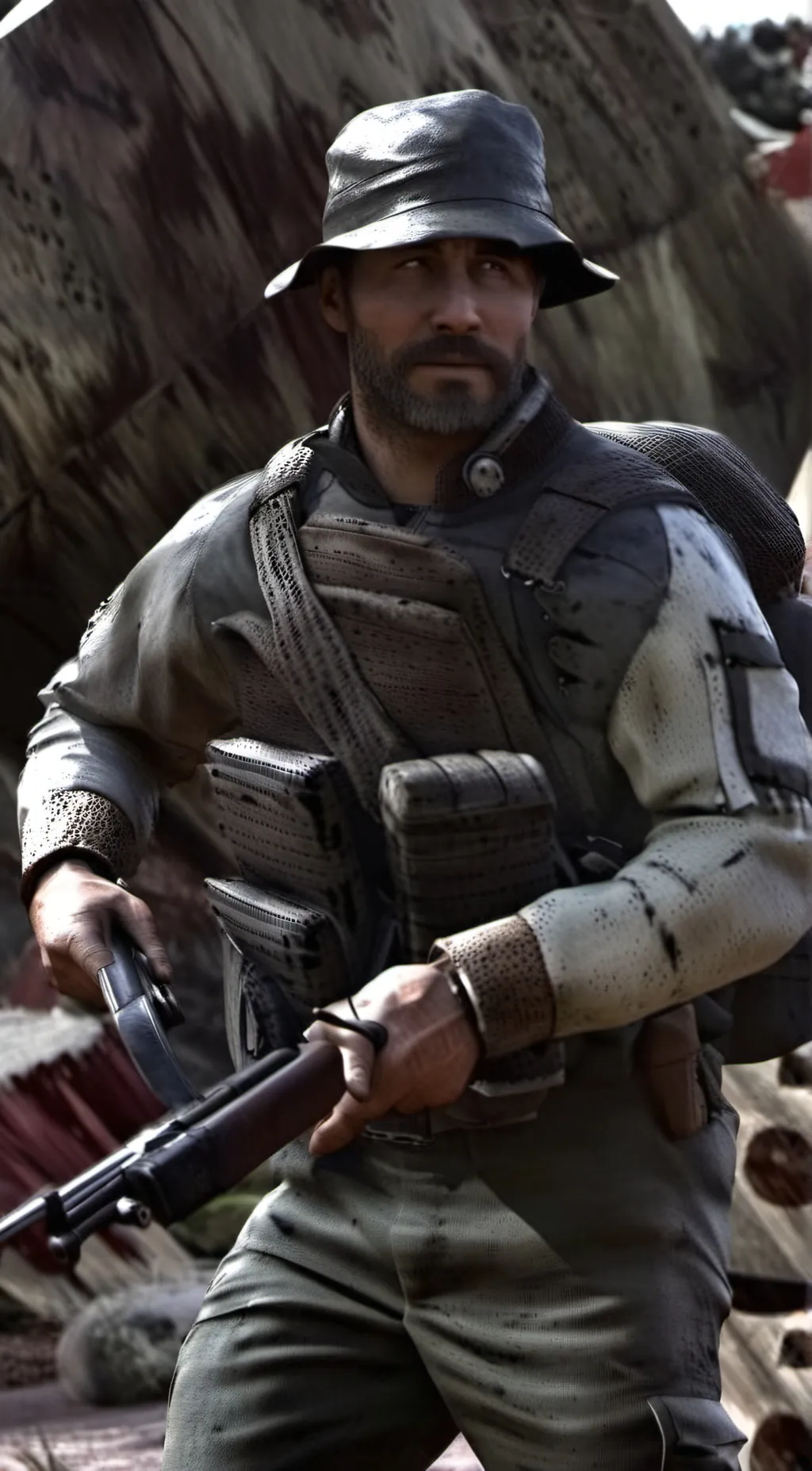 ai character: John Price background