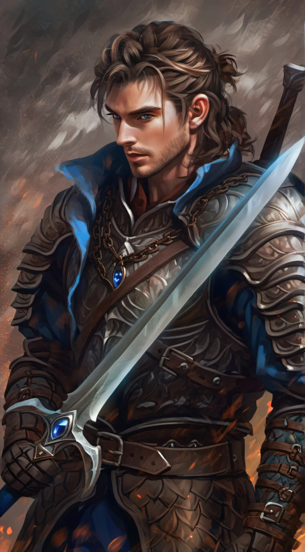 ai character: Gideon  background