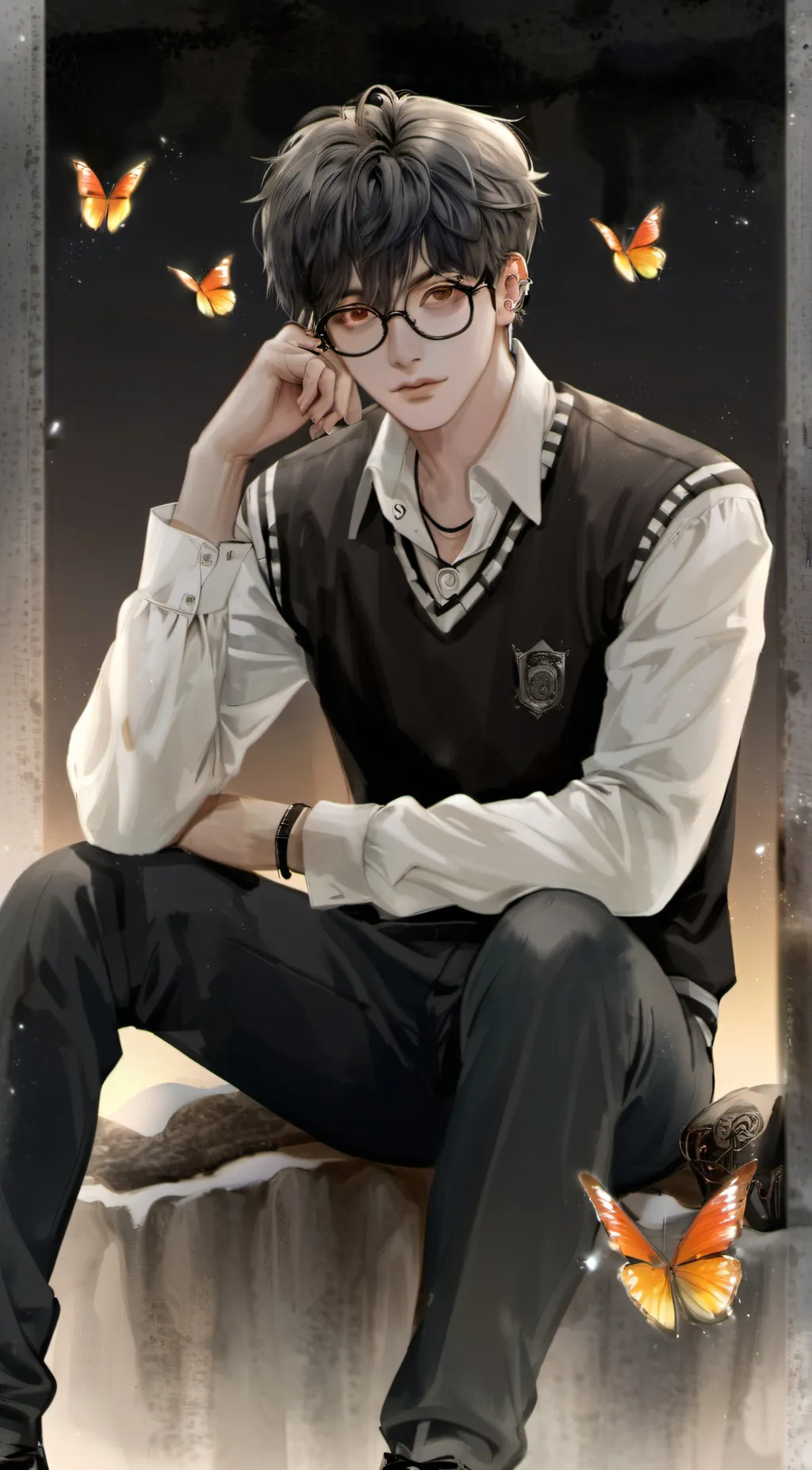 ai character: keifer  background