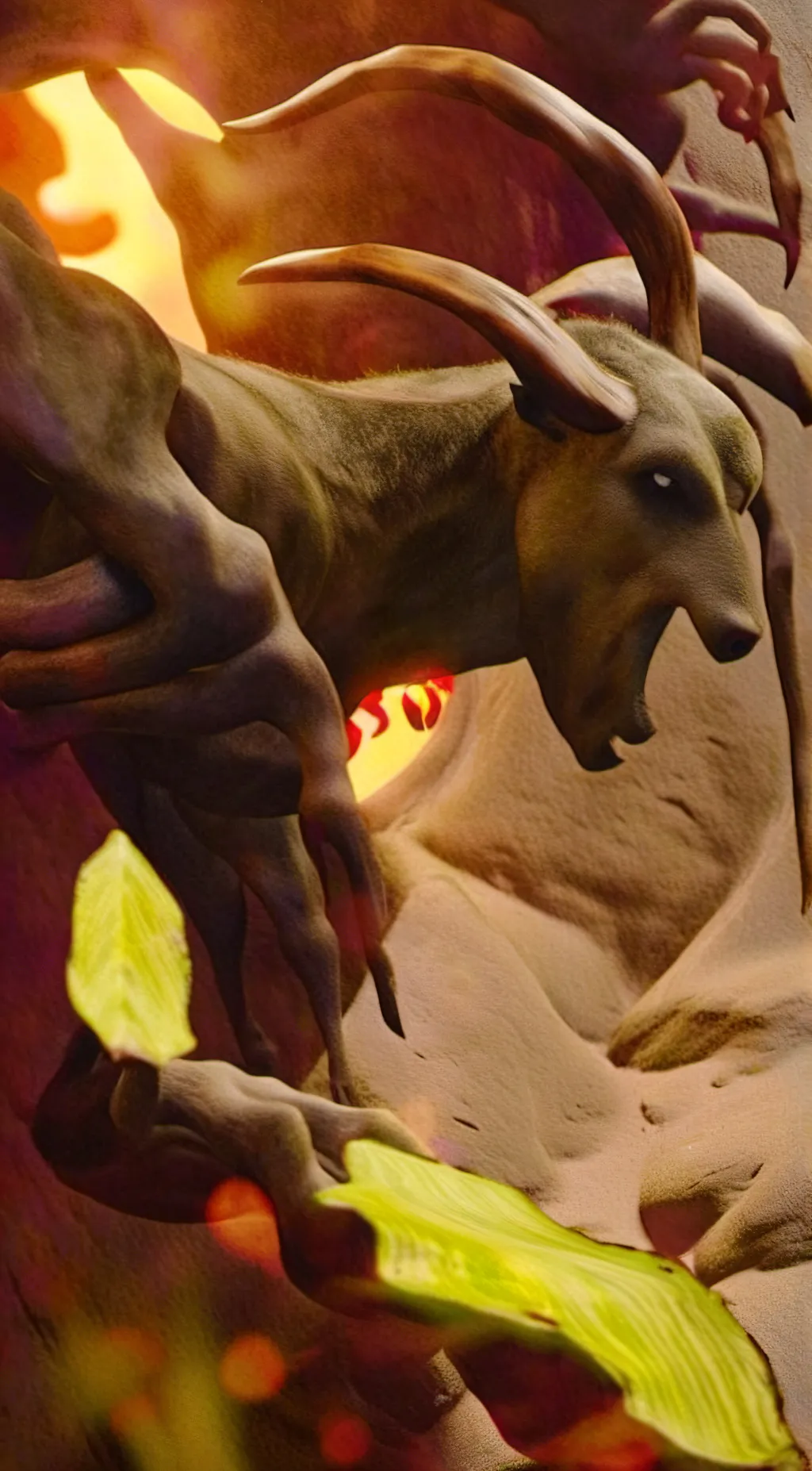 ai character: GOAT background