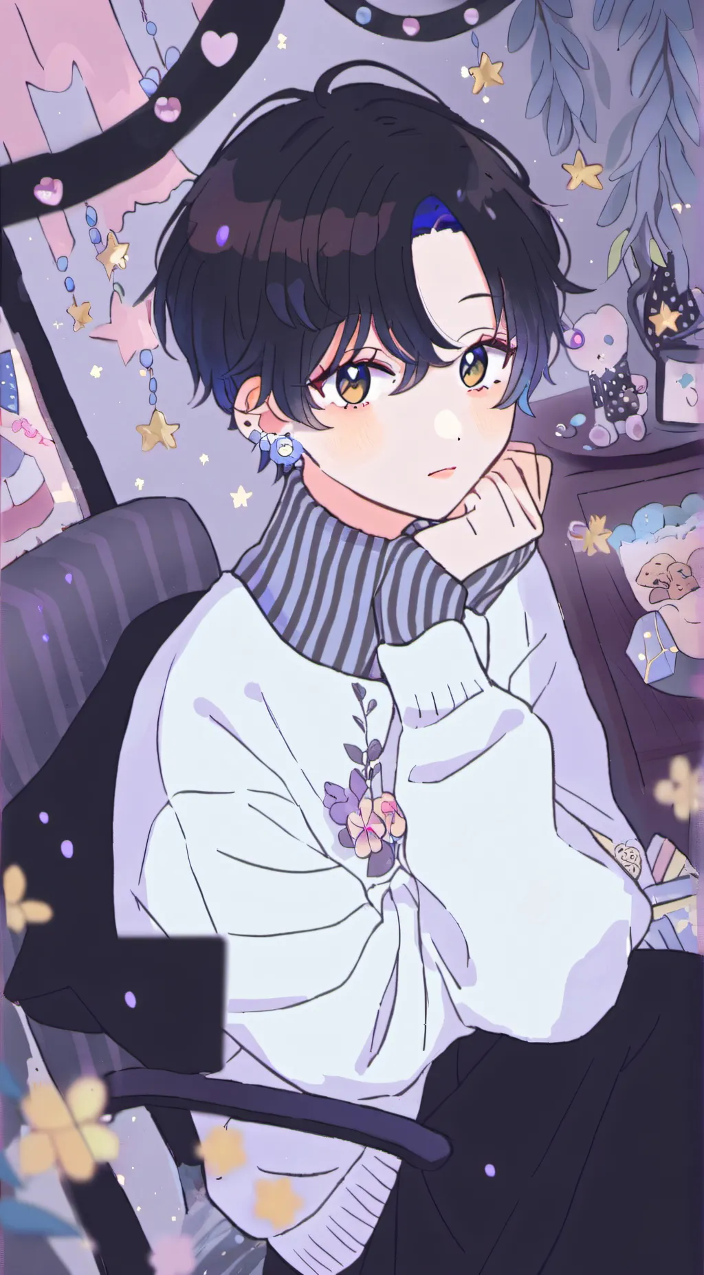 ai character: Антон background