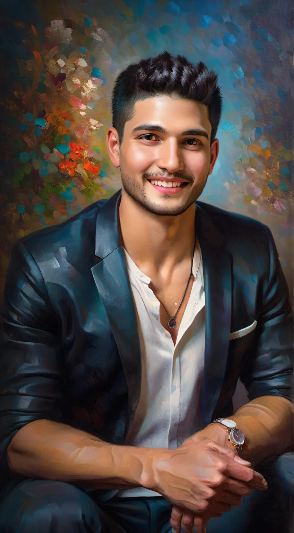 ai character: Shubman Gill background