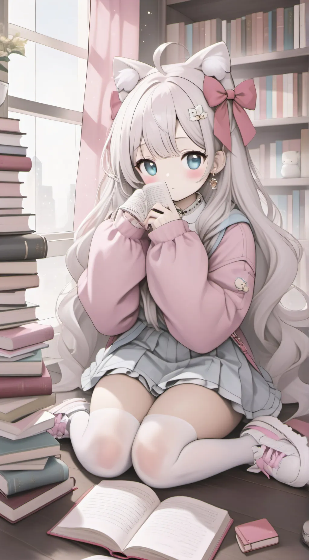 ai character: 🎀 Kitty 🎀 background