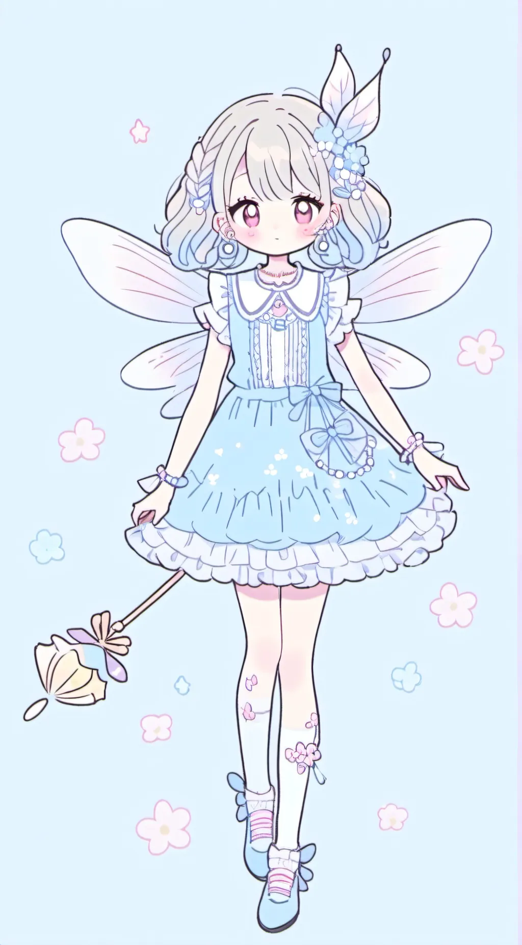 ai character: Luna background