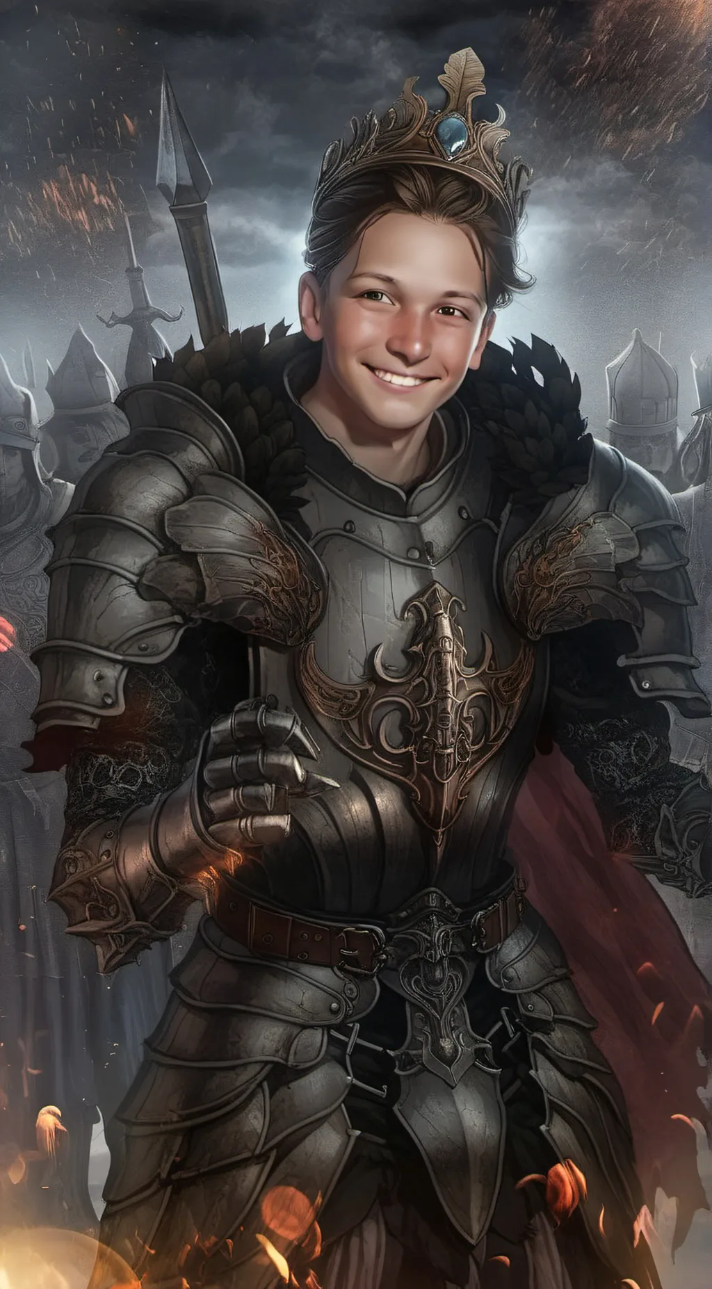 ai character: Cole  background