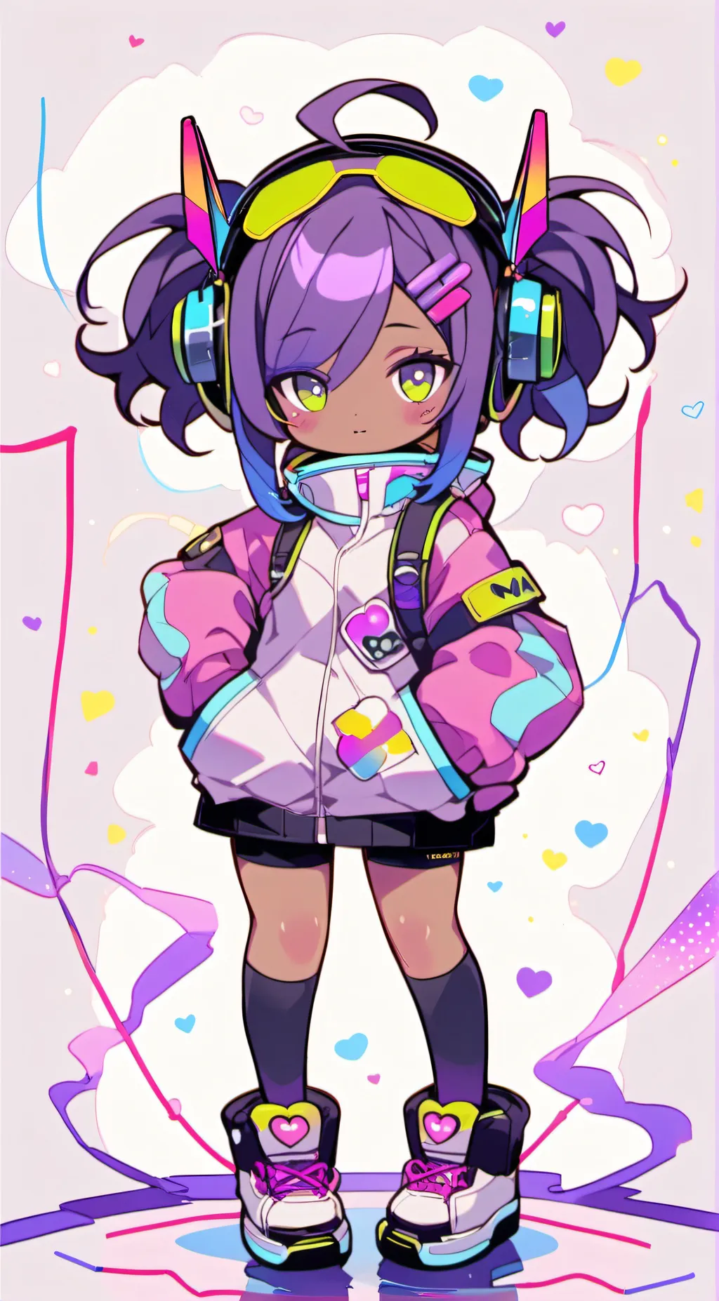 ai character: Chibi Lia background