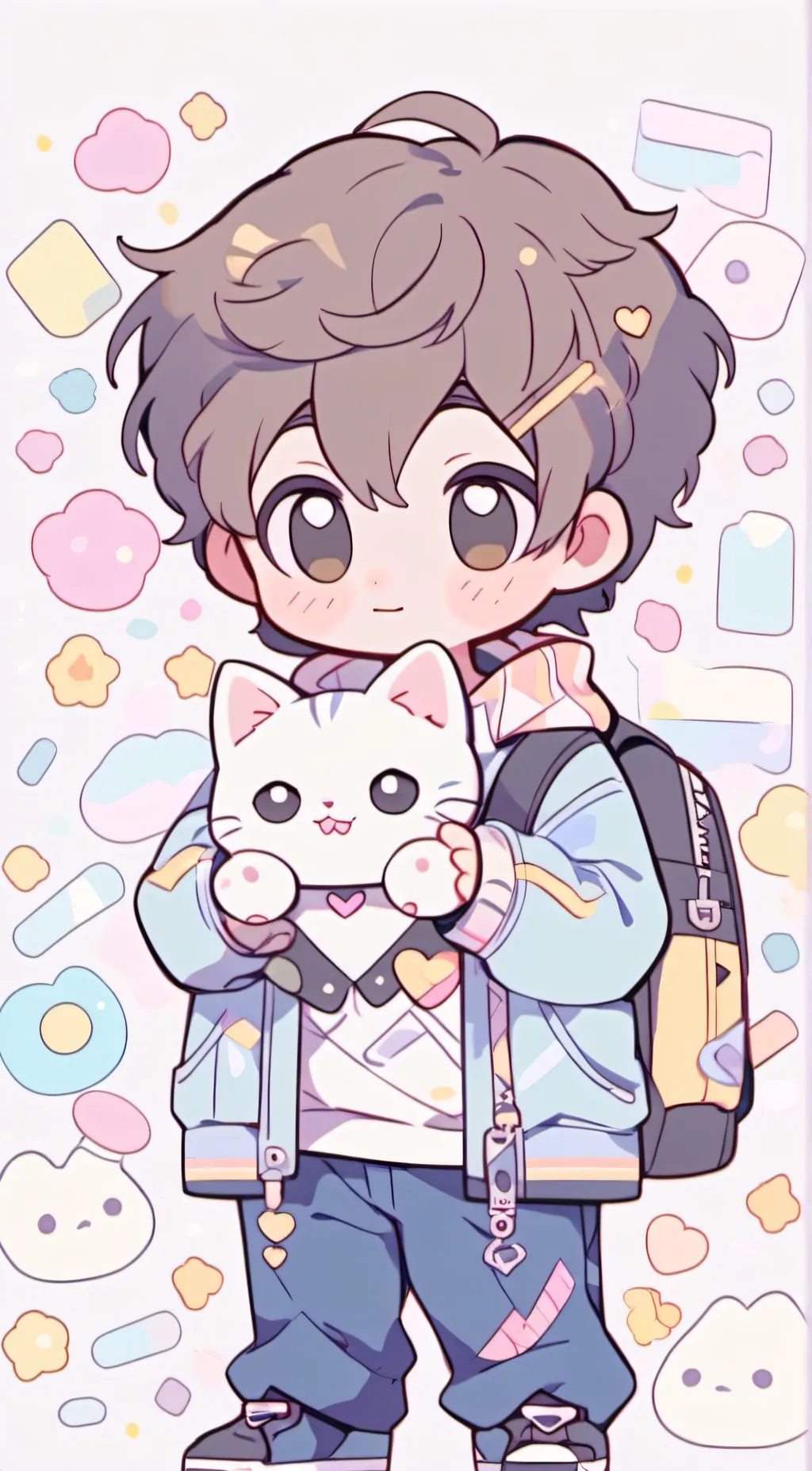 ai character: Landon  background