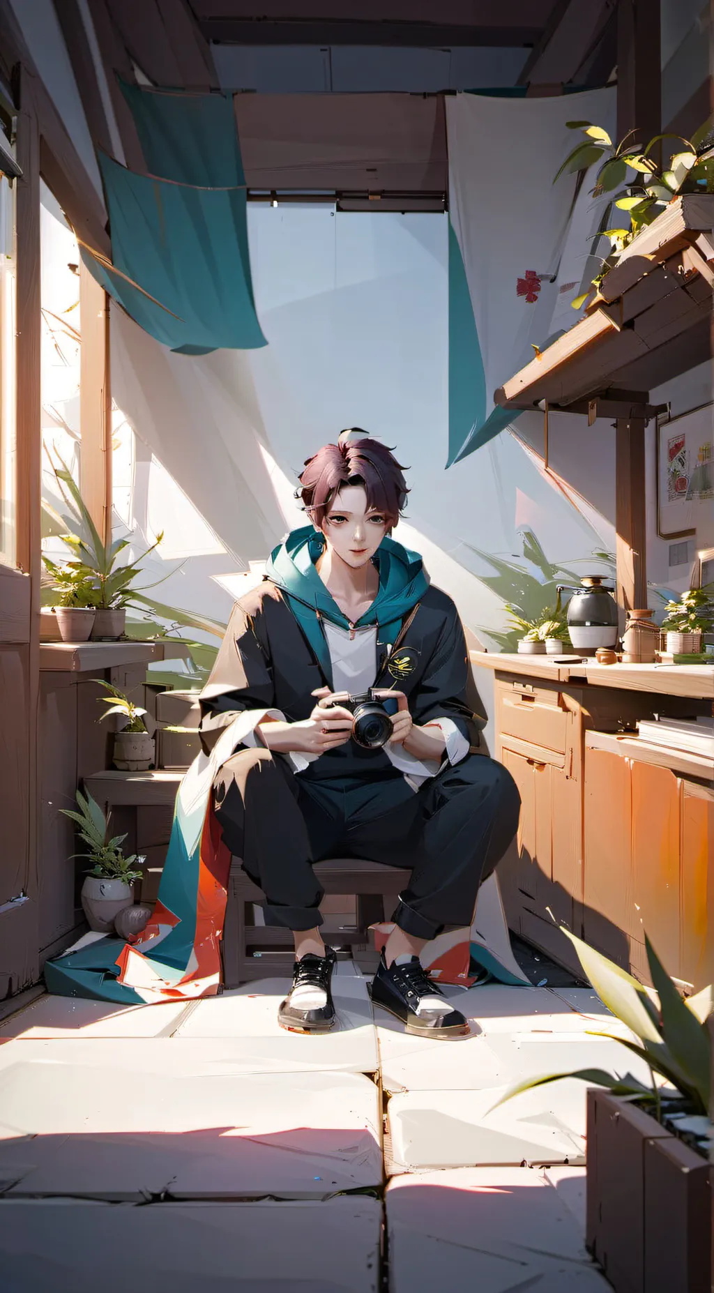 ai character: Xander background