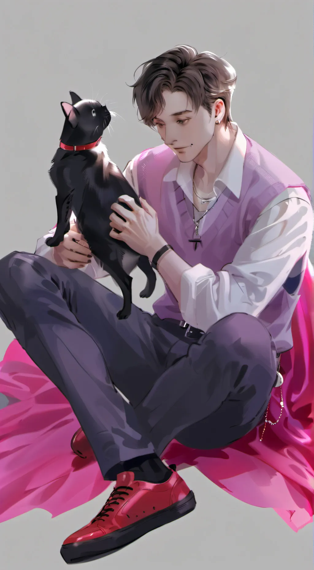 ai character: cat nap and dagday background