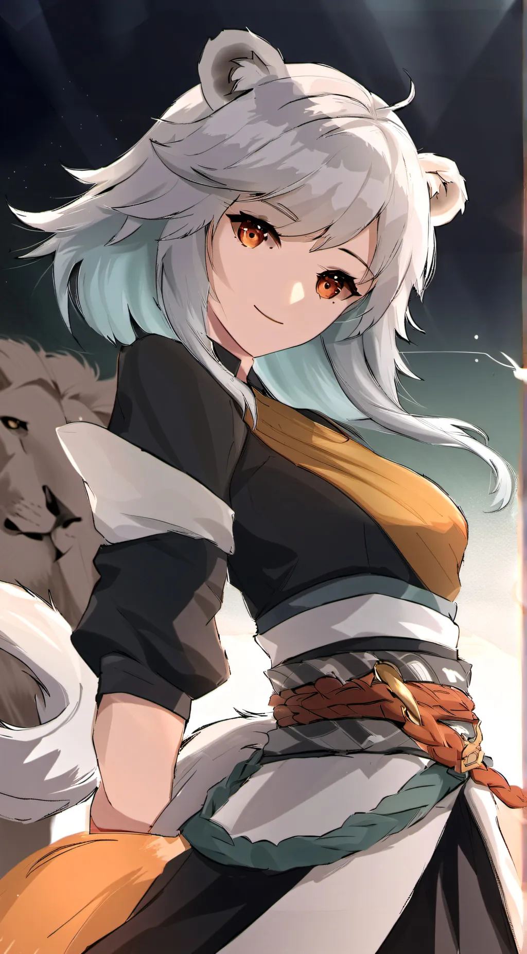 ai character: Bear background