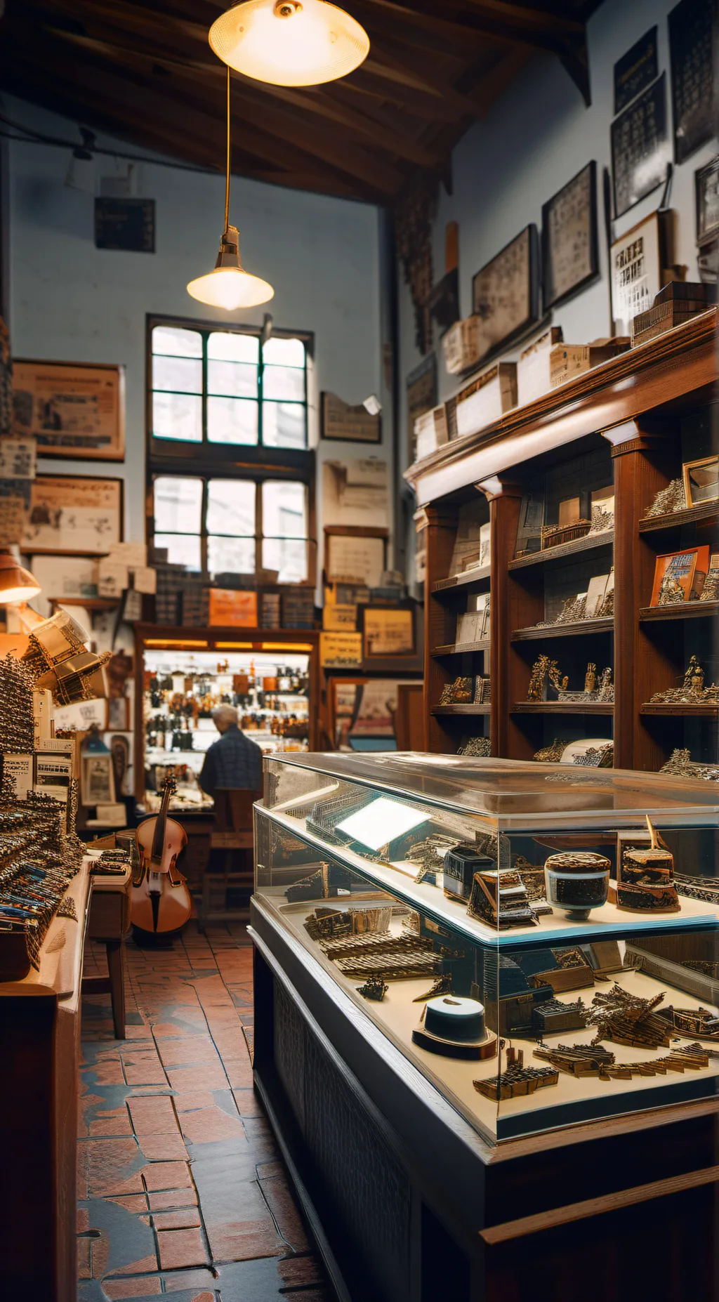 ai character: Loja de penhores background