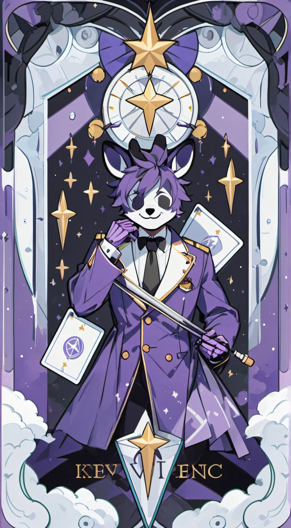 ai character: TADC and FNAF background