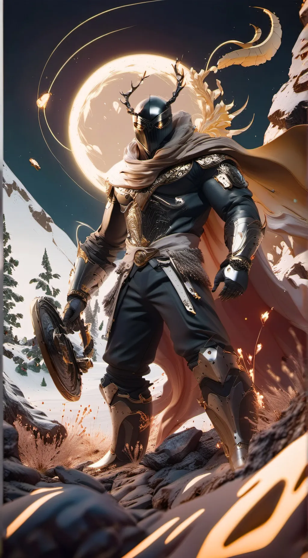 ai character: Aria background