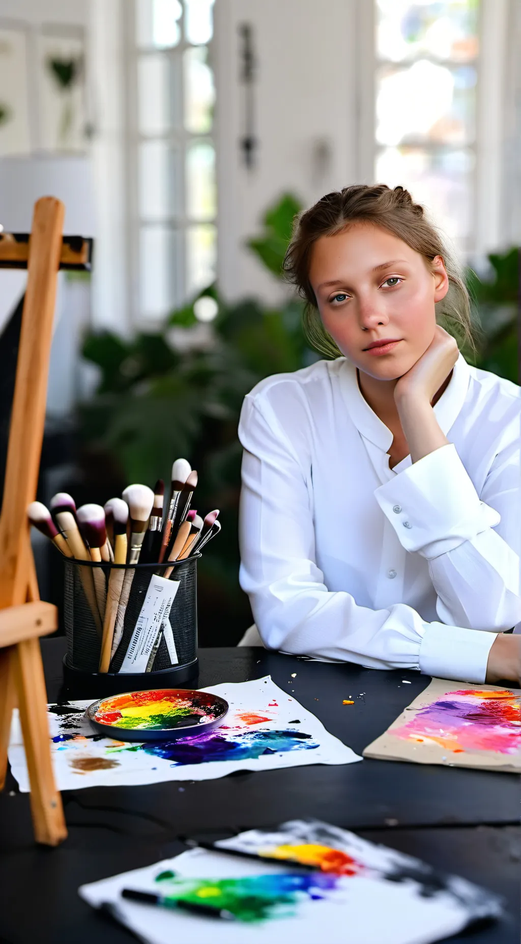 ai character: Aria background