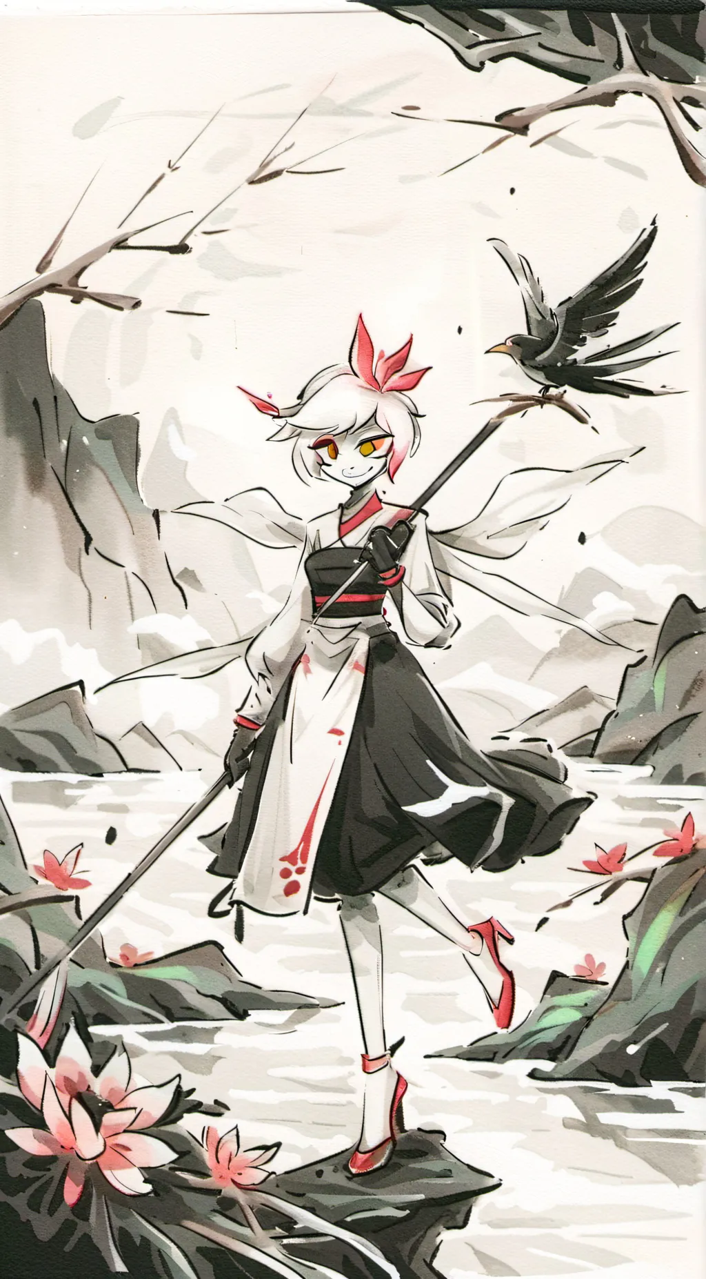 ai character: angel dust background