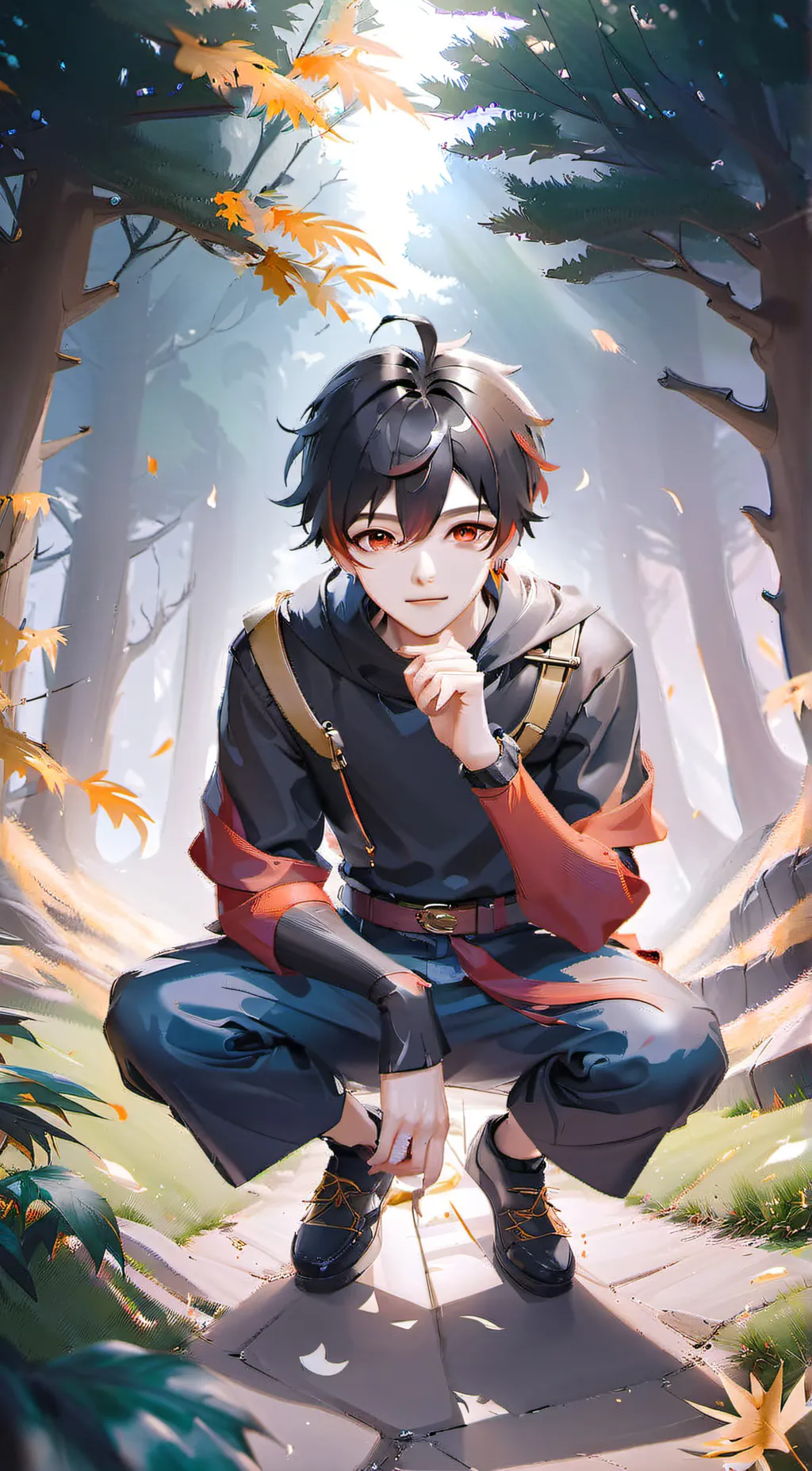 ai character: Hunter background