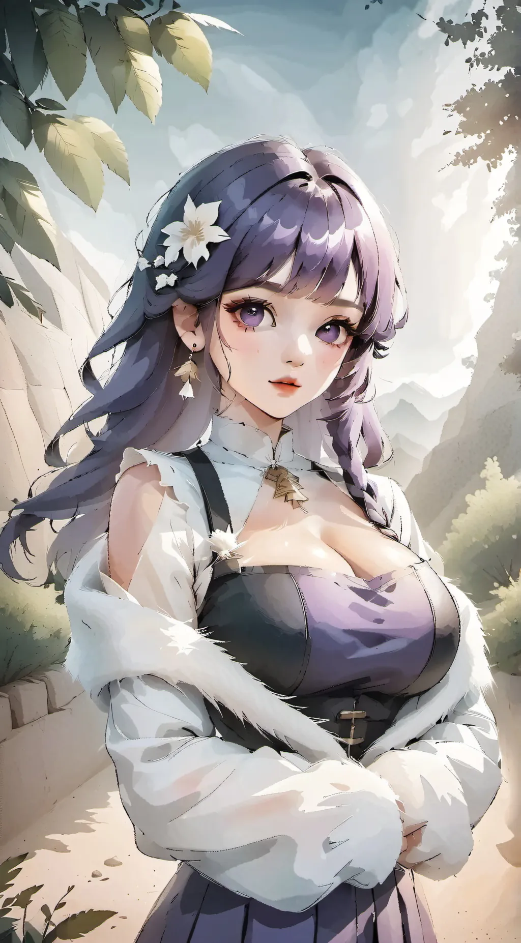 ai character: Ella  background