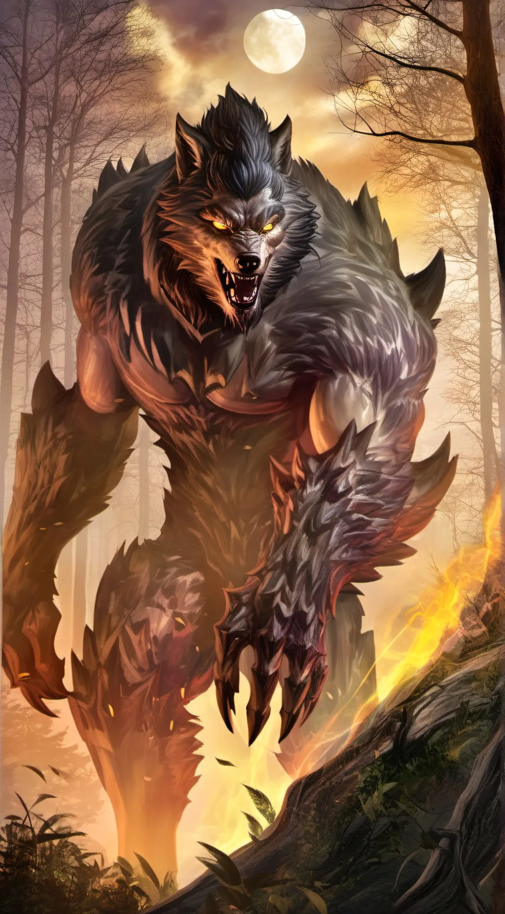 ai character: fang background