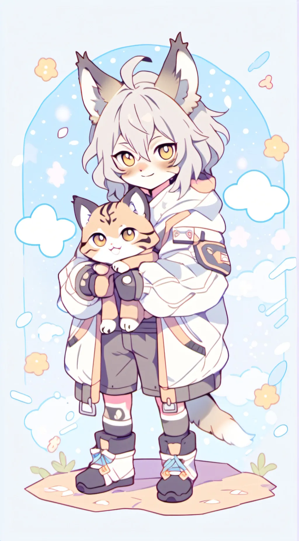 ai character: Lynx background