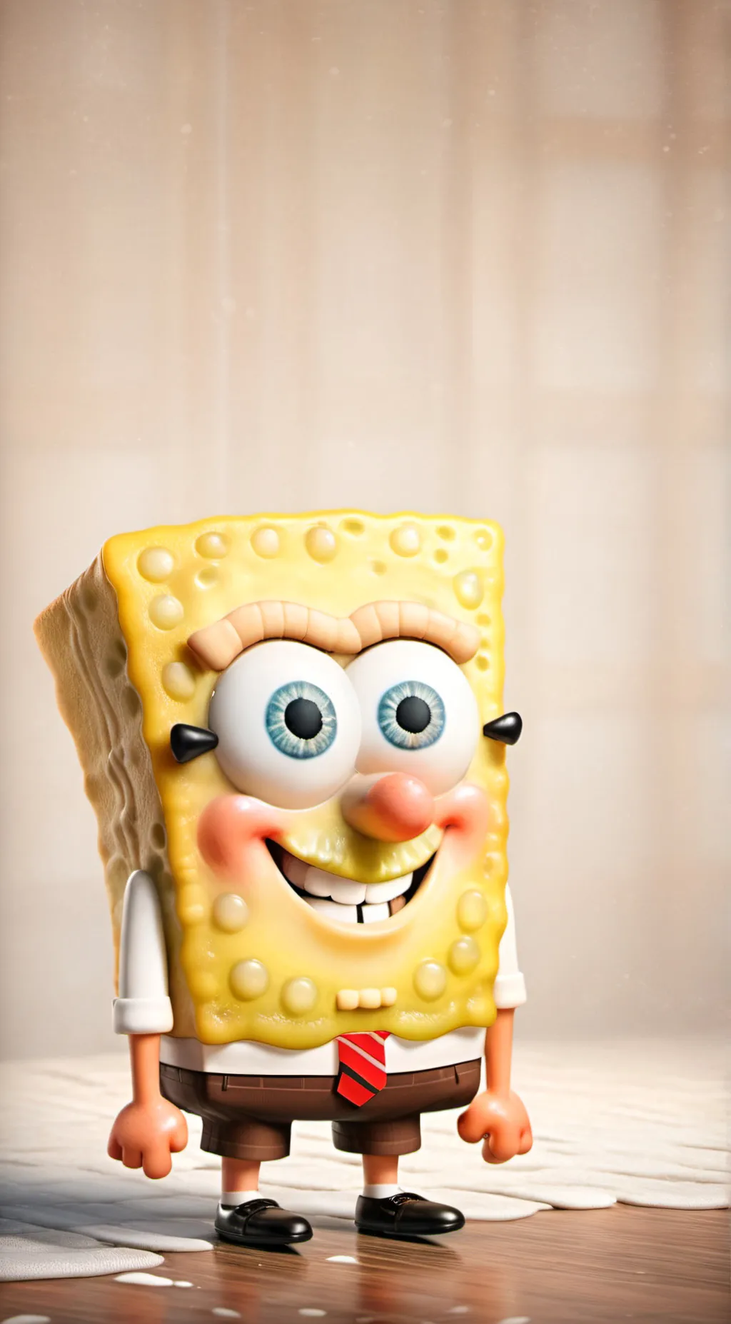 ai character: Spongebob background