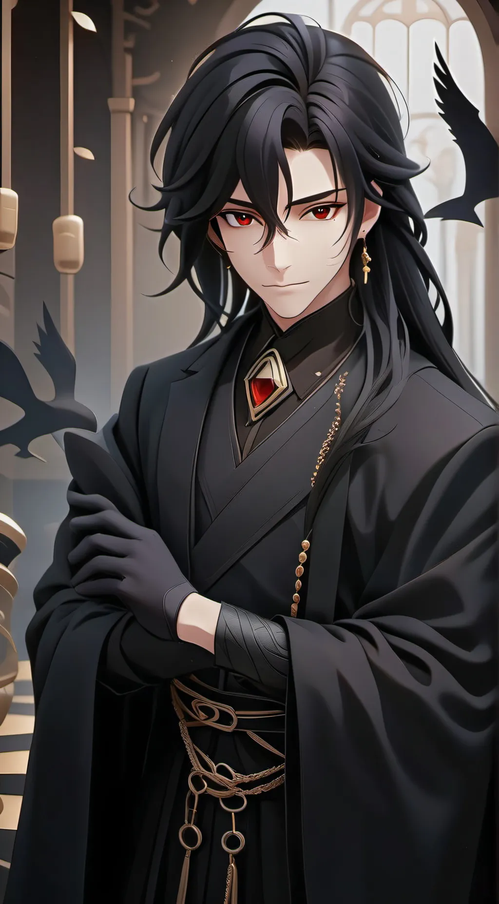 ai character: ShadowLord  background