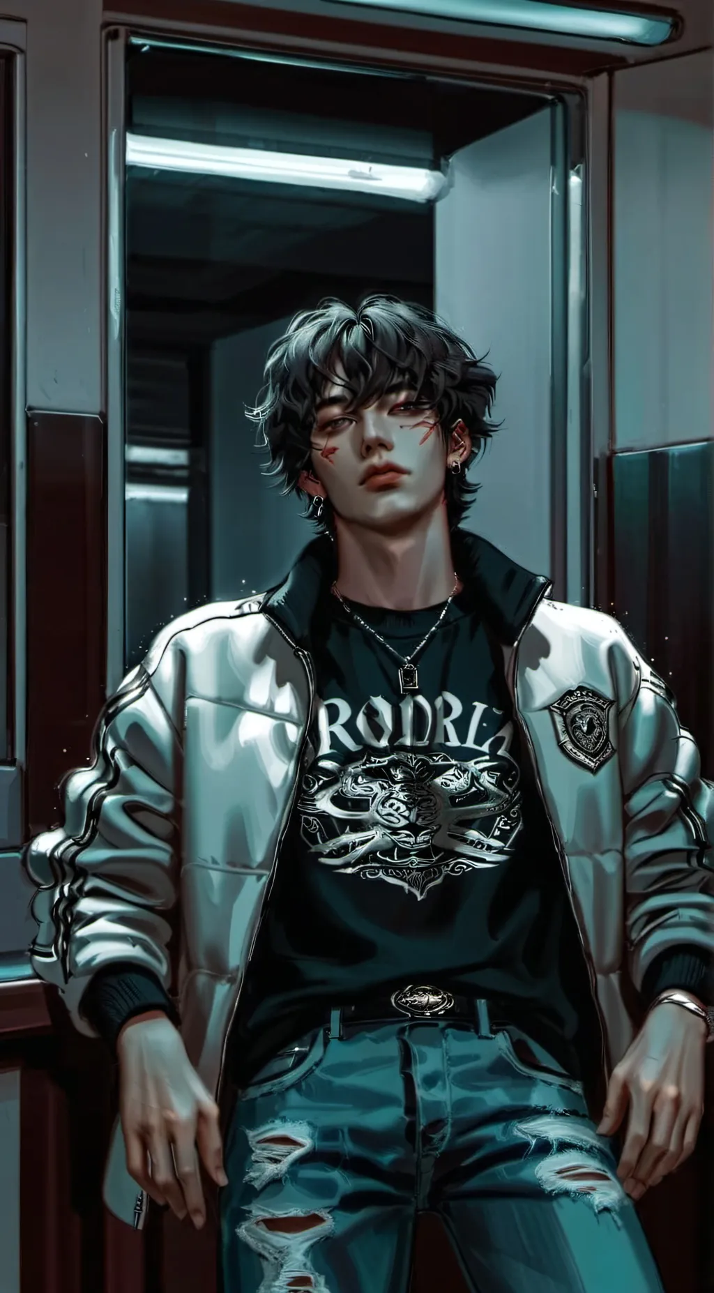 ai character: Dawn background