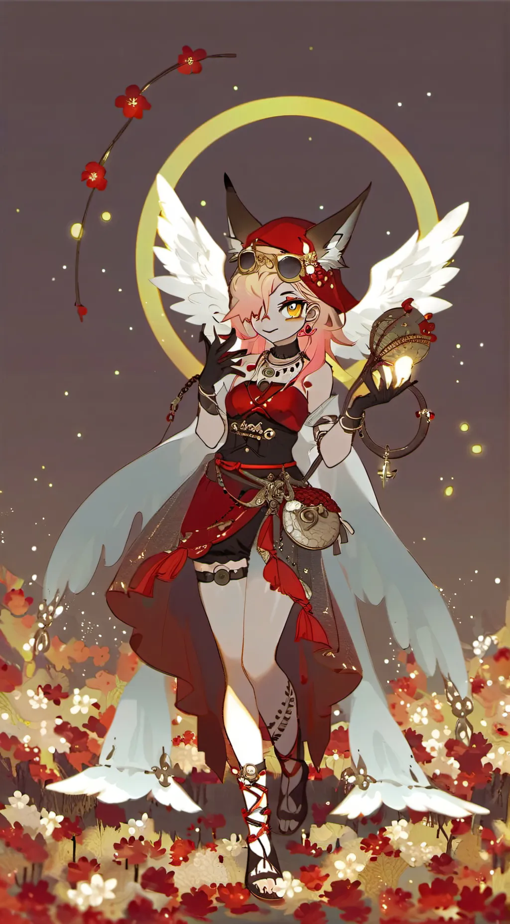 ai character: Katsune background