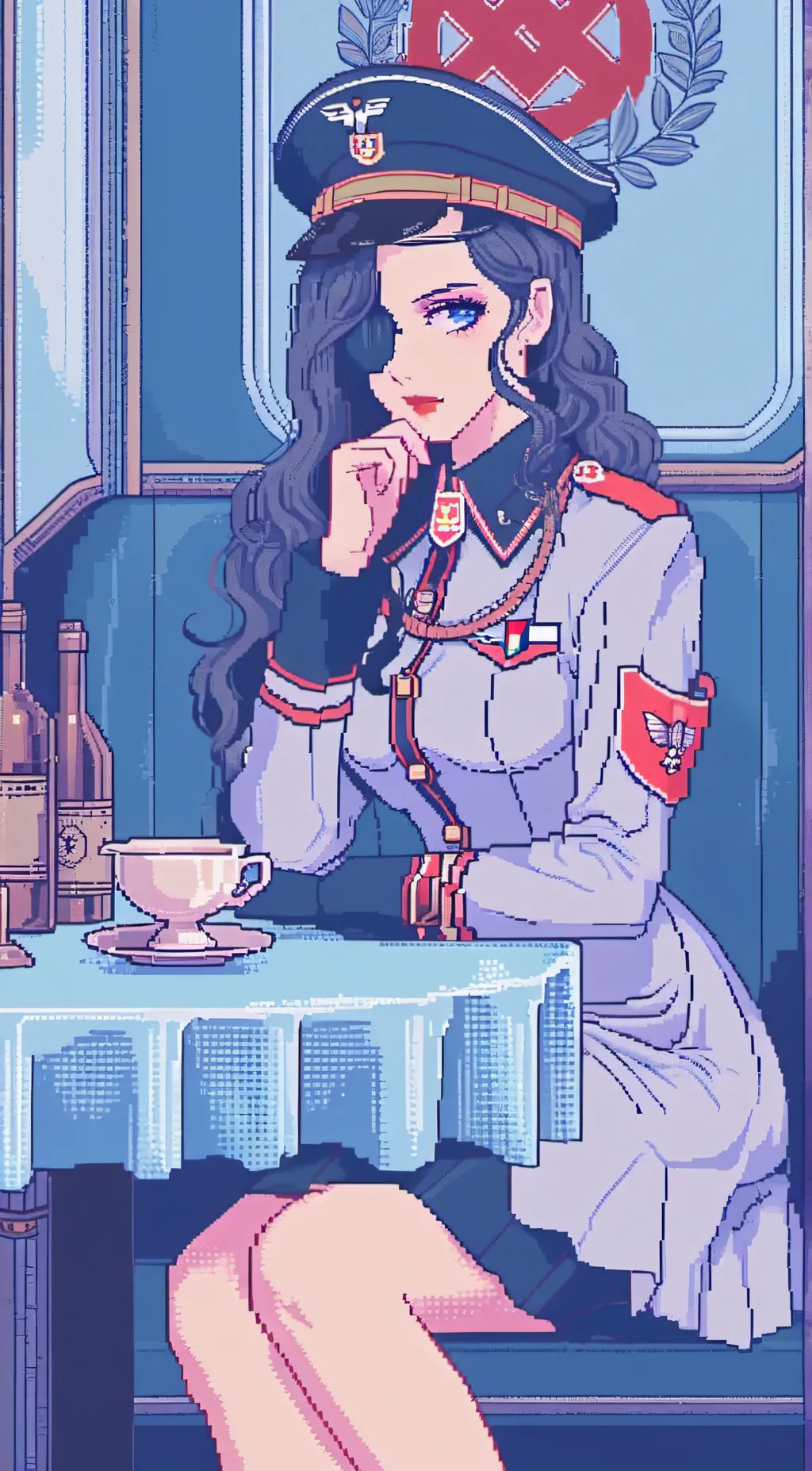 ai character: Elke Fischer background