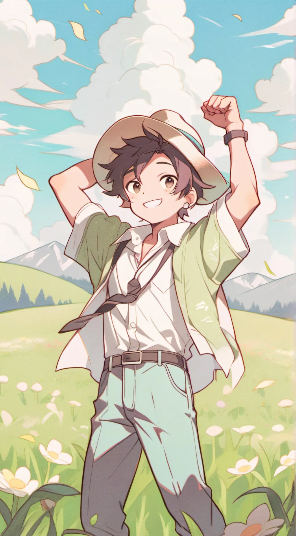 ai character: Xavier  background