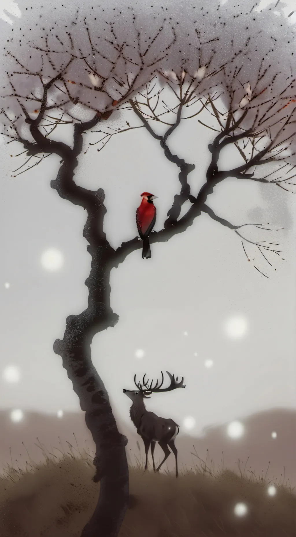 ai character: tree of life  background