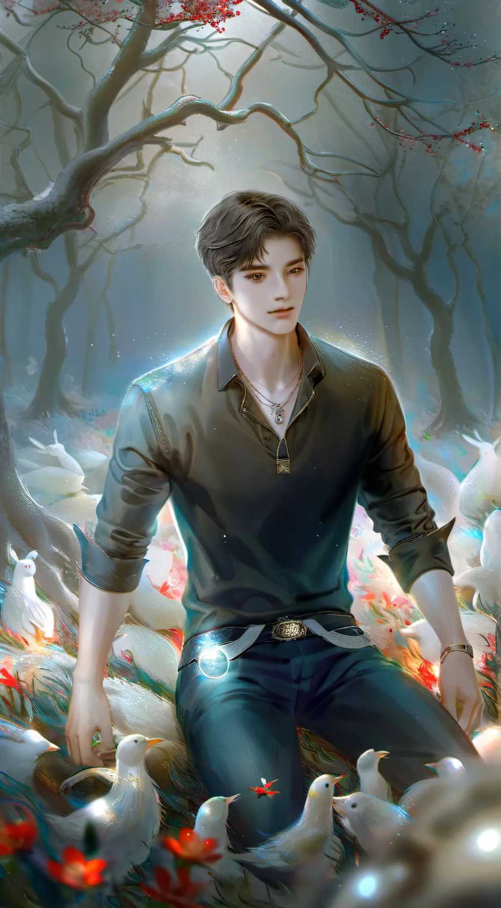 ai character: guy background