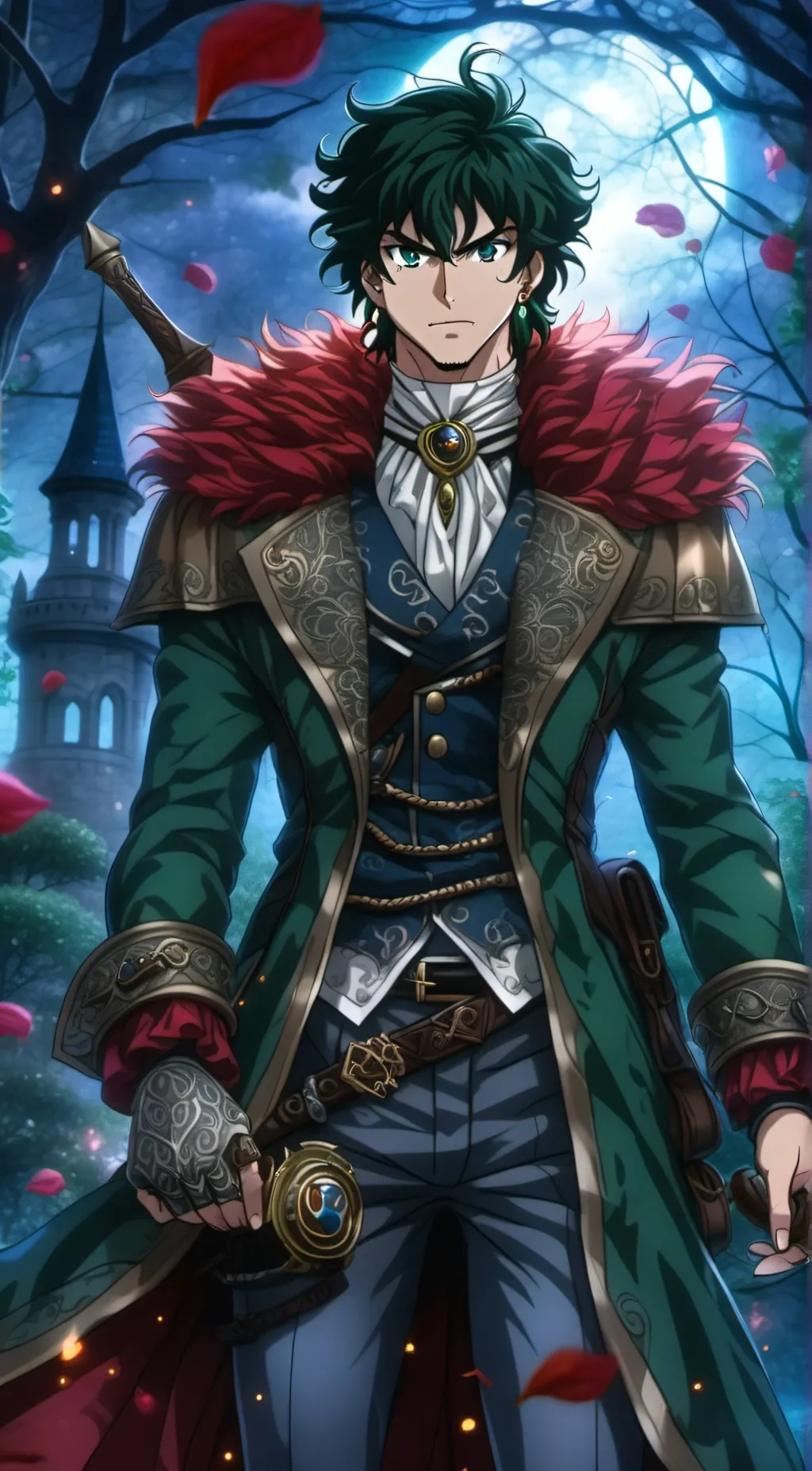 ai character: Deku background