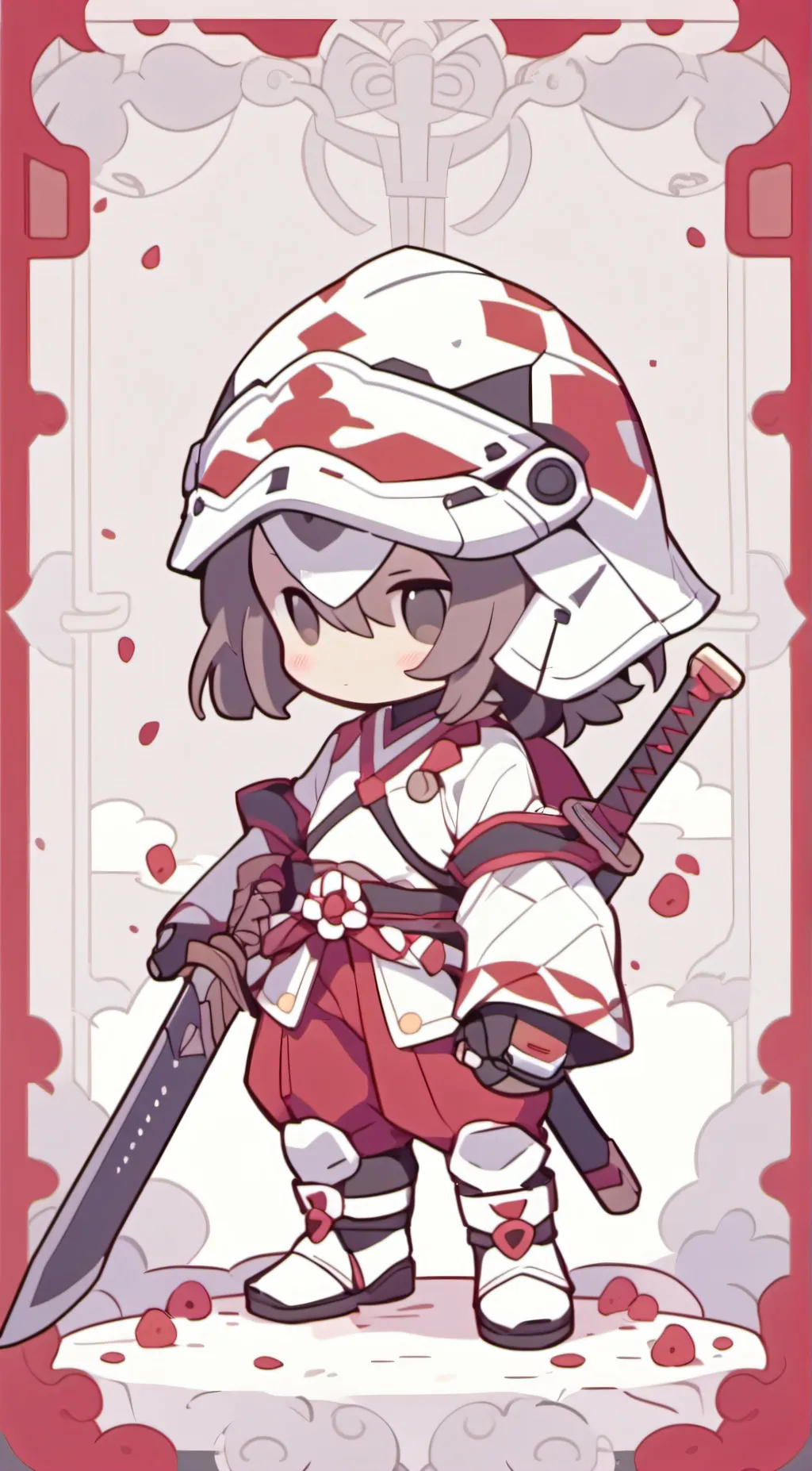 ai character: Sakura background