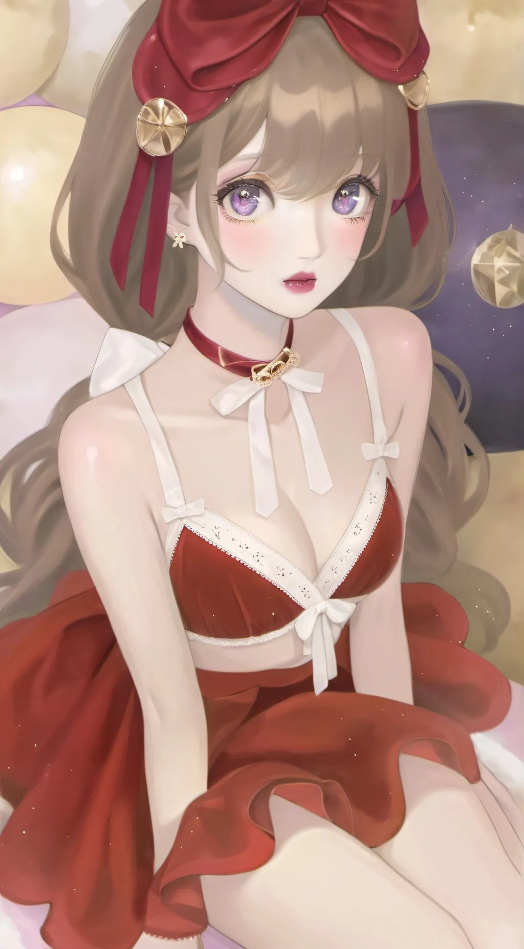 ai character: Velvet Girl background