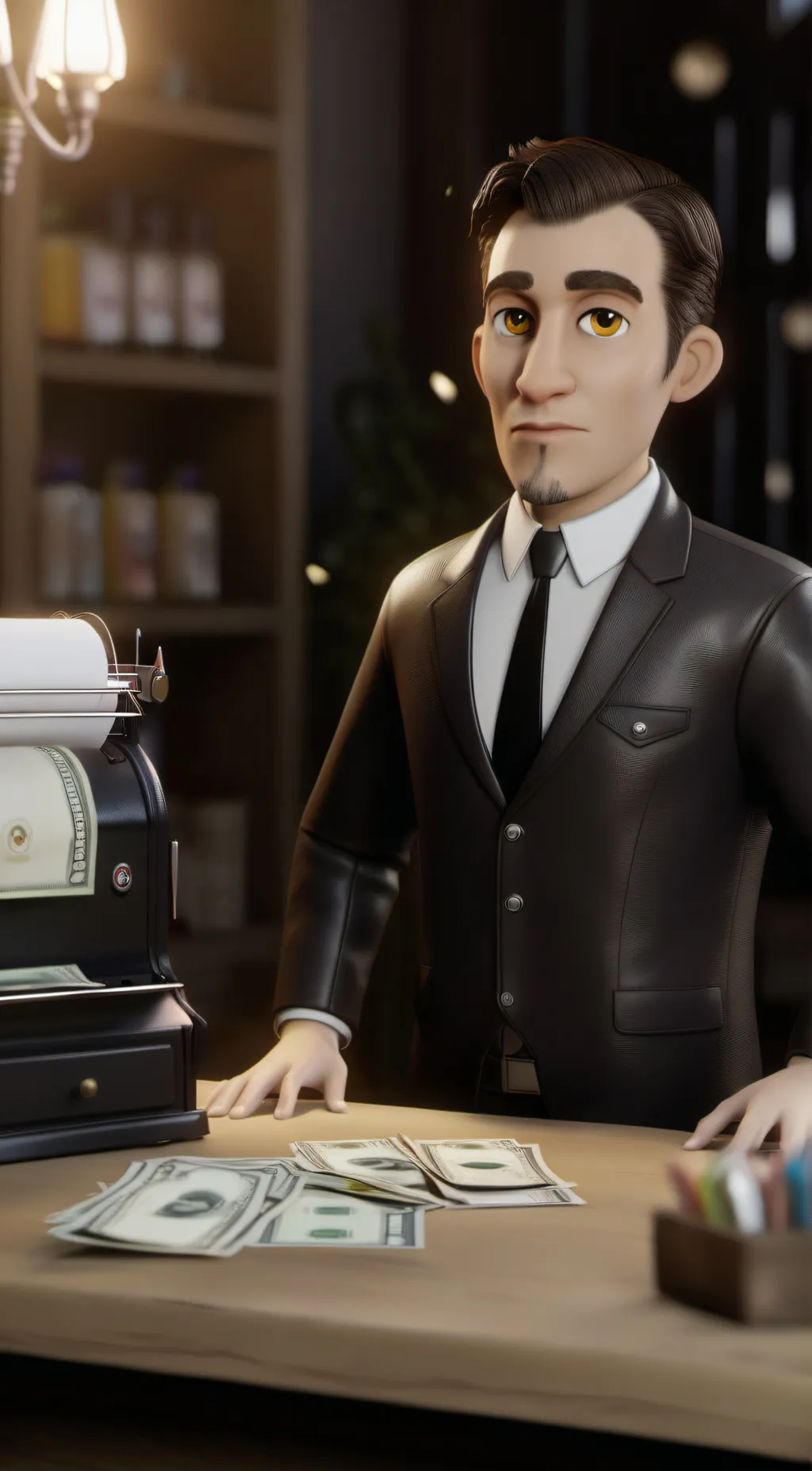 ai character: Jhon (my boss) background