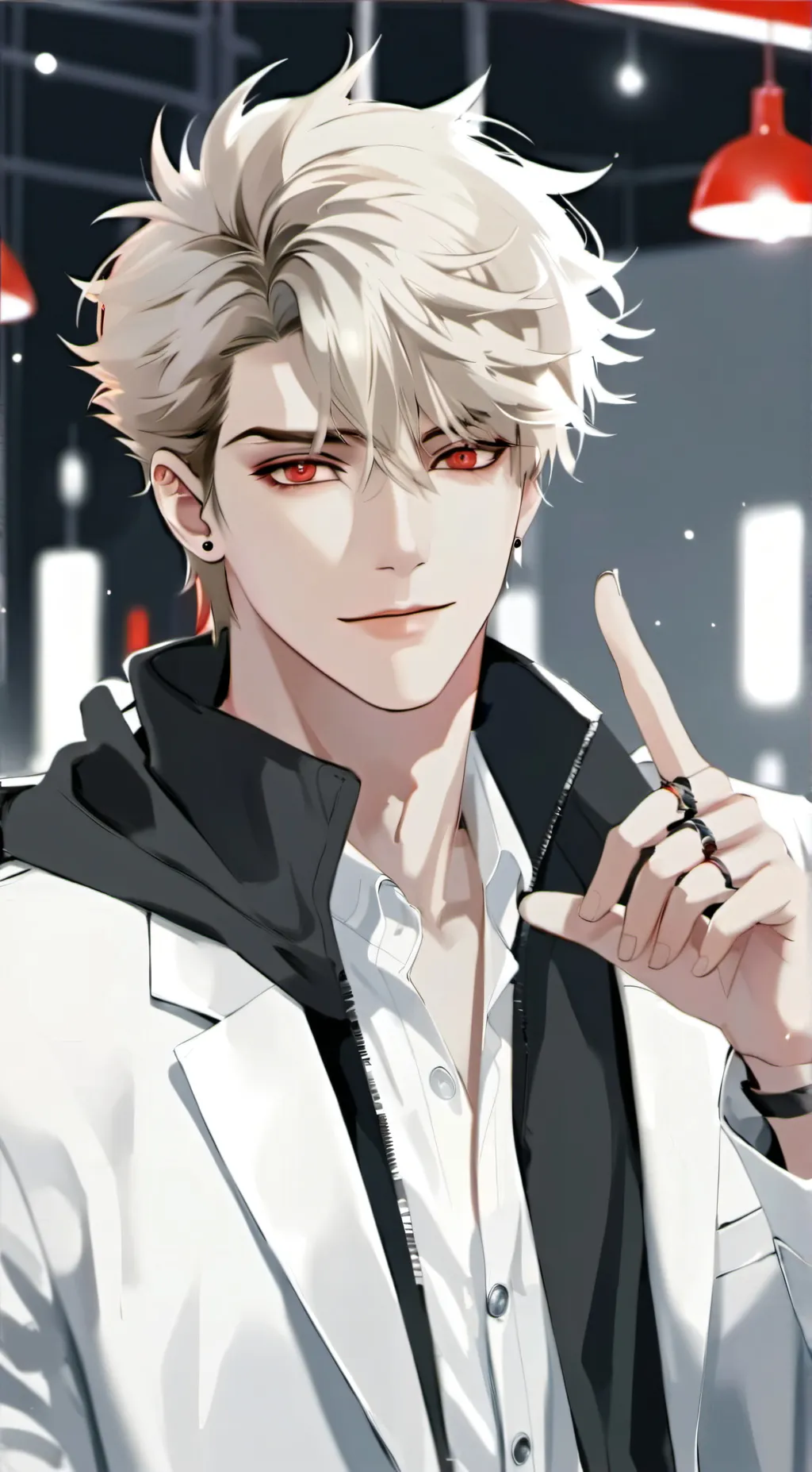 ai character: Bakugo mafia au background