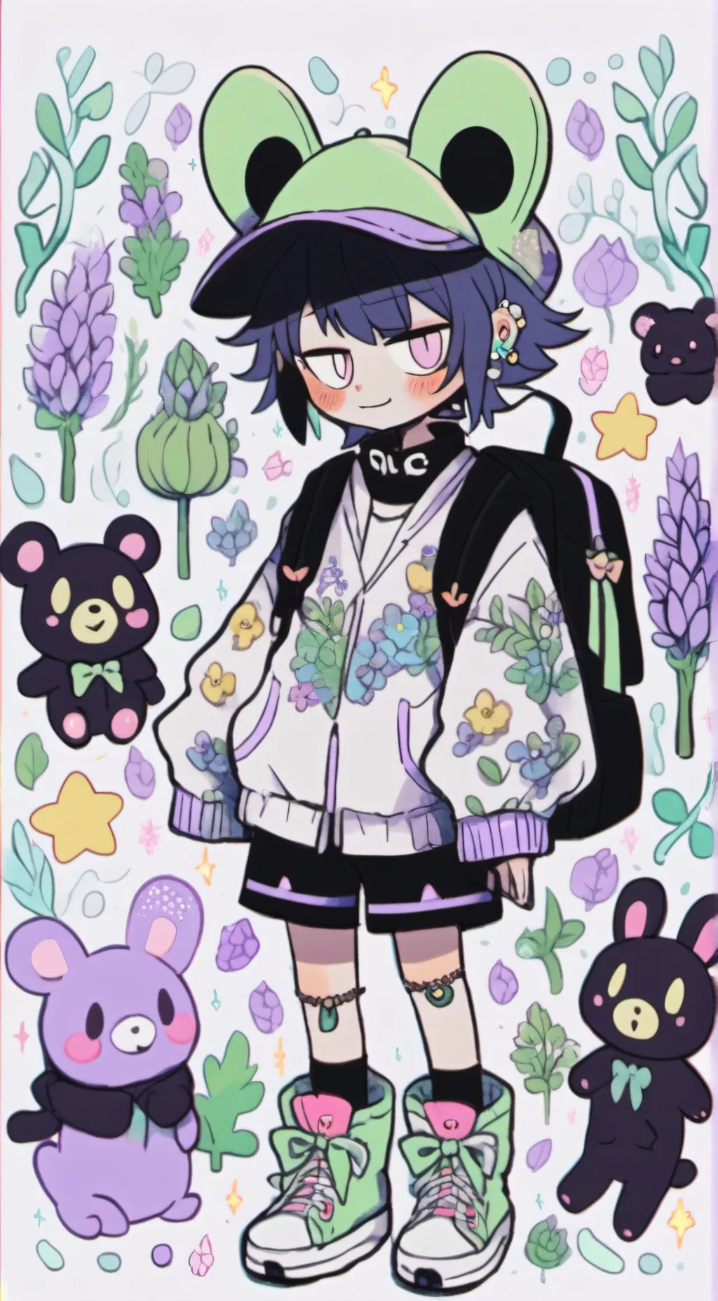 ai character: The Gorillaz  background