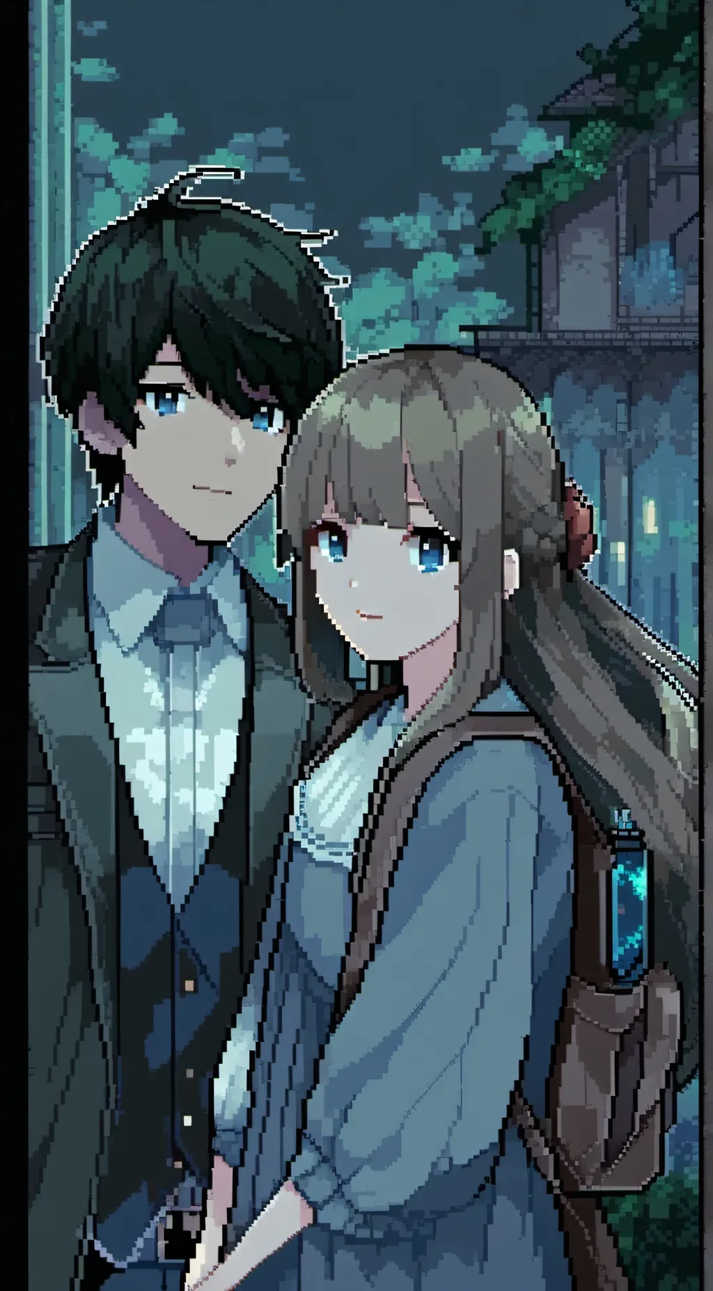 ai character: Wolfie and marmala background