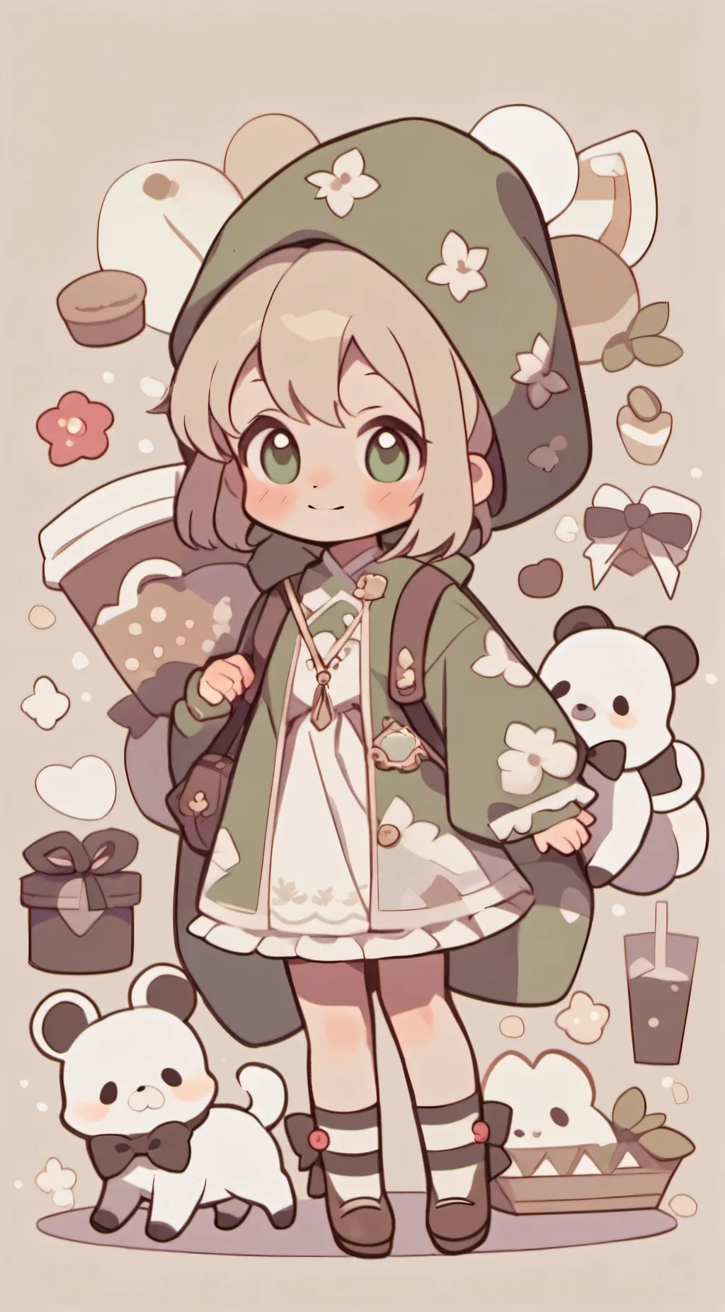 ai character: Maggie background